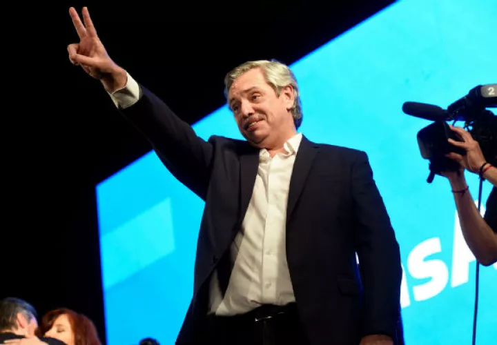 El peronista Alberto Fernández.