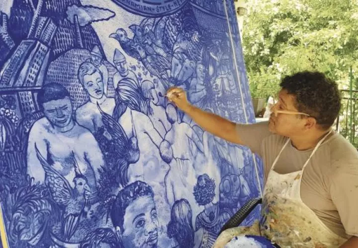 Aristides Ureña Ramos, uno de los artistas plásticos con mayor influencia en el extranjero. Foto: Archivo.