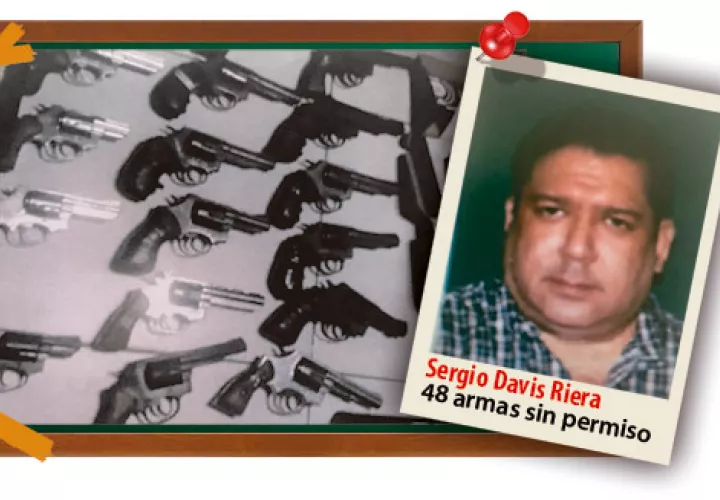 Se le encontró un cargamento de 48 armas sin permisos. Ilustración de Epasa