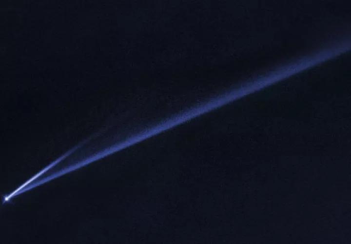 El asteroide 6478 Gault está en vías de deshacerse. El polvo de objetos así puede haber sido un factor en enfriamiento. Foto/ NASA, vÍa Associated Press.