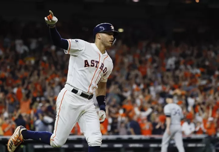 Carlos Correa de los Astros. Foto:AP