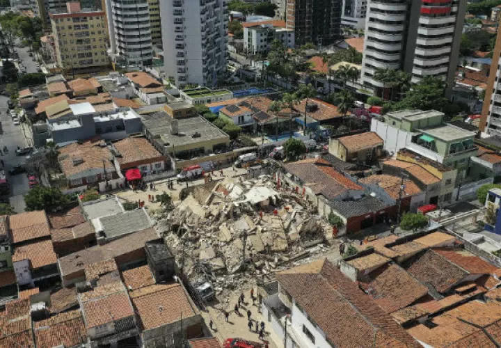 Al menos 2 muertos tras derrumbe de edificio en ciudad brasileña de Fortaleza