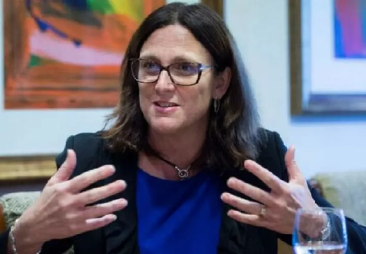 La comisaria europea de Comercio, Cecilia Malmström. Foto: EFE