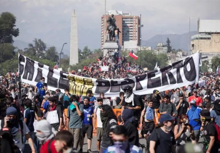 Protestas en Chile.