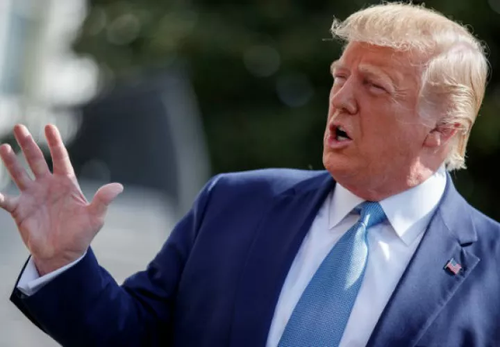 Donald Trump, presidente de Estados Unidos está optimista de poder llegar a un acuerdo con China. EFE
