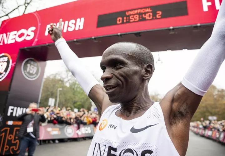 El keniano Eliud Kipchoge. Foto: AP