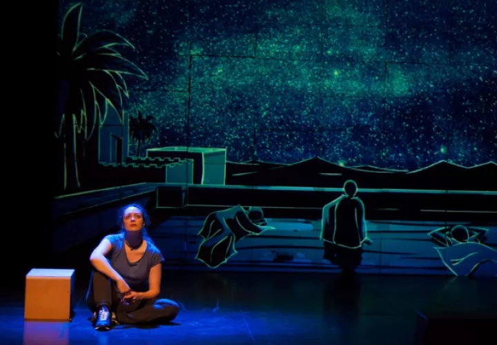 "Me llamo Suleiman" de la compañía Unahoramenos Producciones SL, en la apertura del FAE 2019. Foto: Cortesía