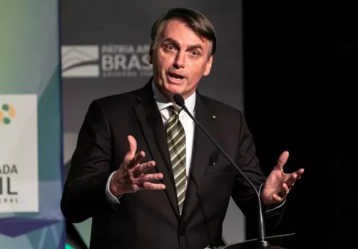 Jair Bolsonaro, presidente de Brasil. 