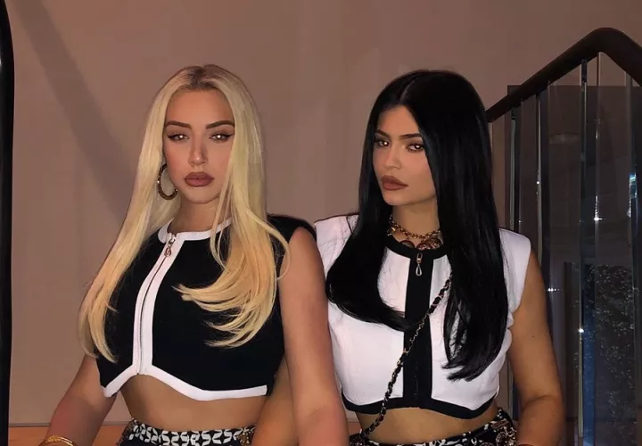 Karanikolaou y Kylie. Foto. Instagram