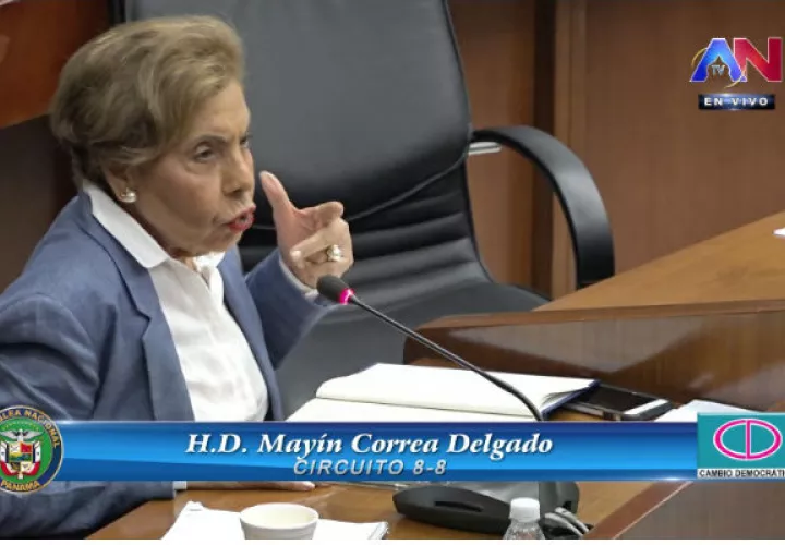 Mayín Correa aseguró que esa práctica va en detrimento de los clientes de la Lotería Nacional de Beneficencia y de la propia institución. Foto: Asamblea Nacional.