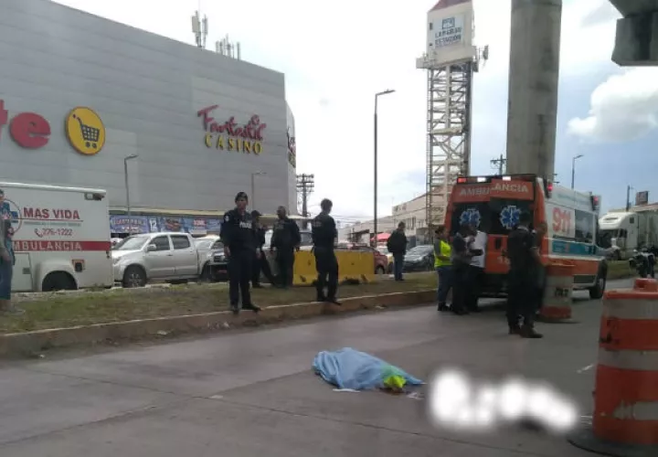 Investigan presunto suicidio en gran estación de San Miguelito. Foto/Cortesía