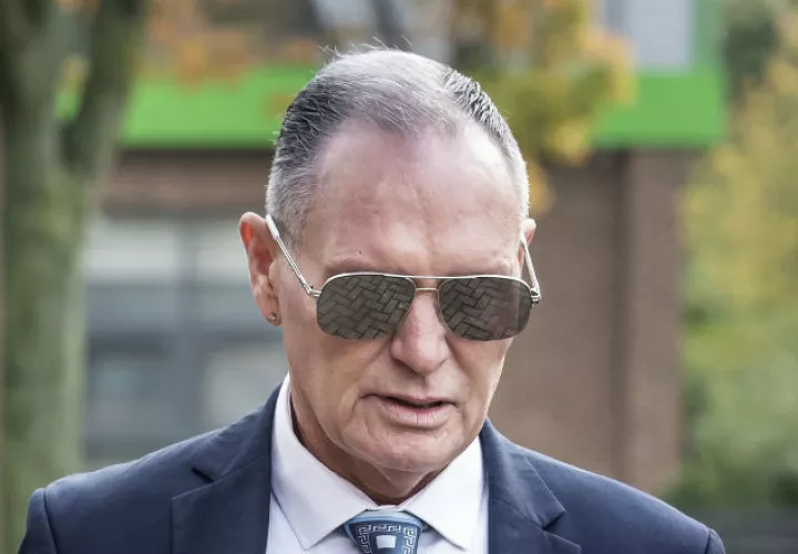 Paul Gascoigne, quien ha padecido problemas de alcoholismo y salud mental, fue arrestado el 20 de agosto. Foto AP