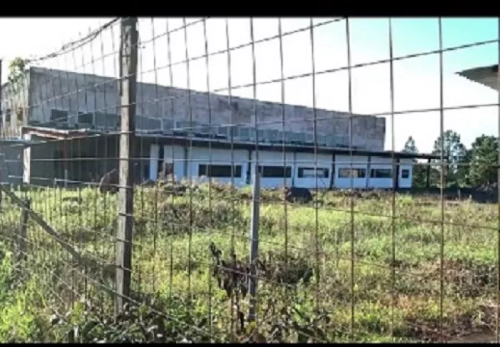 La obra fue paralizada en el gobierno anterior. Foto de cortesía