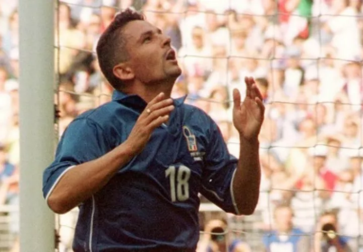 Roberto Baggio. Foto:Archivo