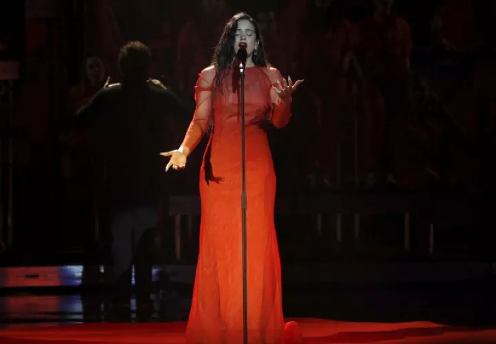 Su actuación en los Premios Goya 2019. EFE