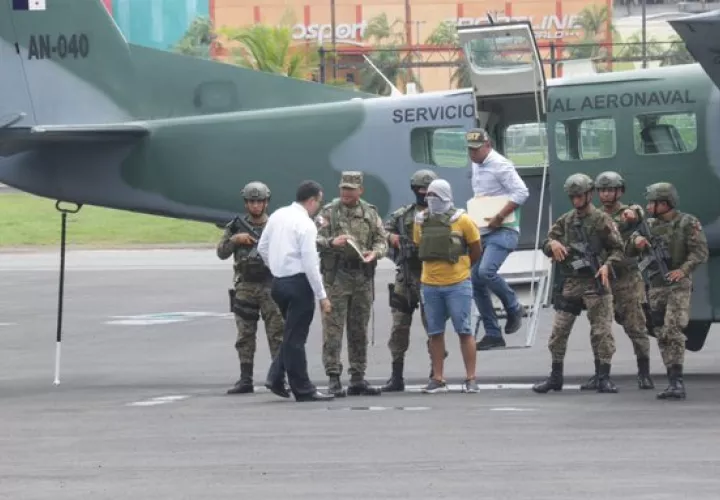 El colombiano pretendía viajar a ciudad capital este fin de semana antes de ser capturado. Foto: Senafront.