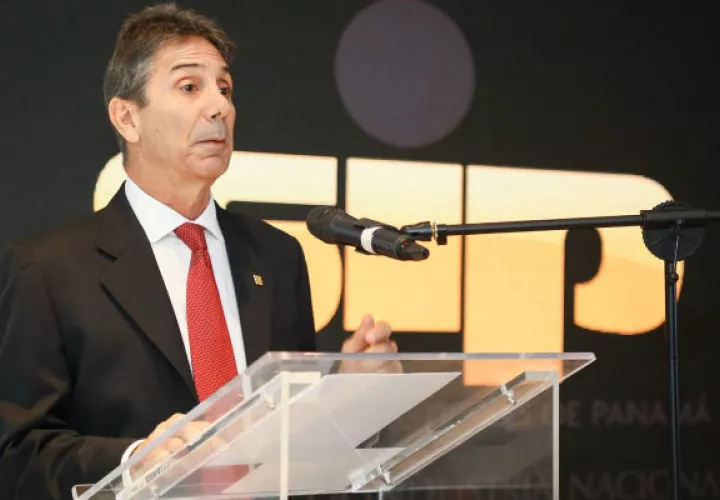 Aldo Mangravita, asumió como nuevo presidente del Sindicato de Industriales de Panamá.Foto/ Cortesía