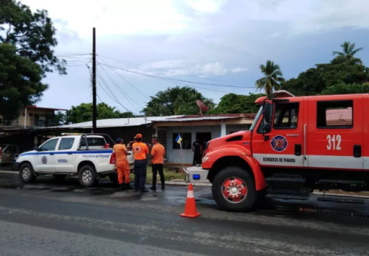 Los estamentos de seguridad atendieron la situación. Foto: Thays Domínguez.