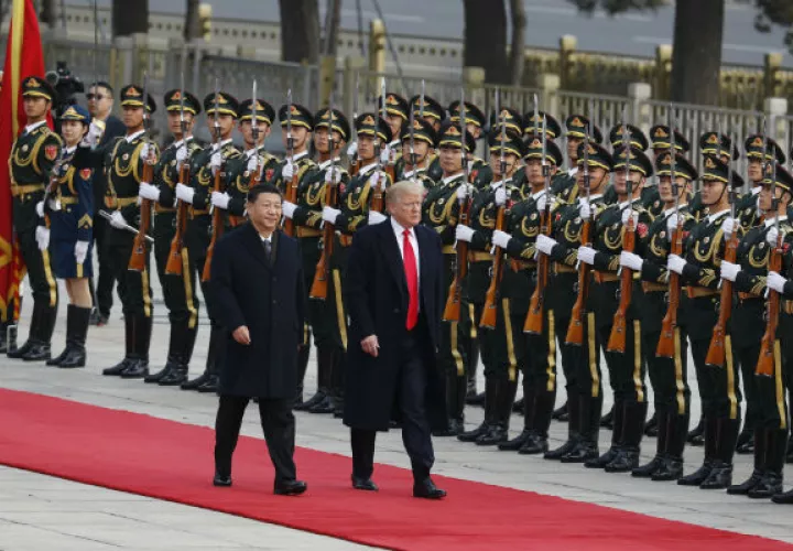 Donald Trump y el presidente chino, Xi Jinping firmarían el acuerdo en noviembre próximo. Foto: Archivo/Ilustrativa.,