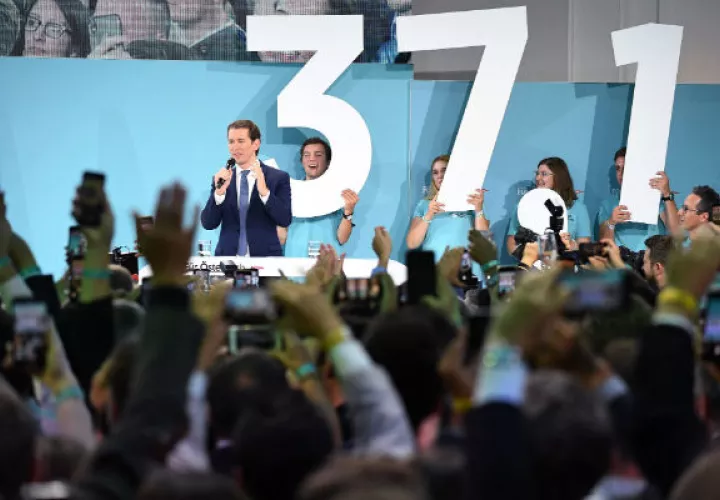 En Austria, el partido conservador del canciller Sebastian Kurz se alió con el ultraderechista Partido de la Libertad. Foto/ Joe Klamar/Agence France-Presse — Getty Images.