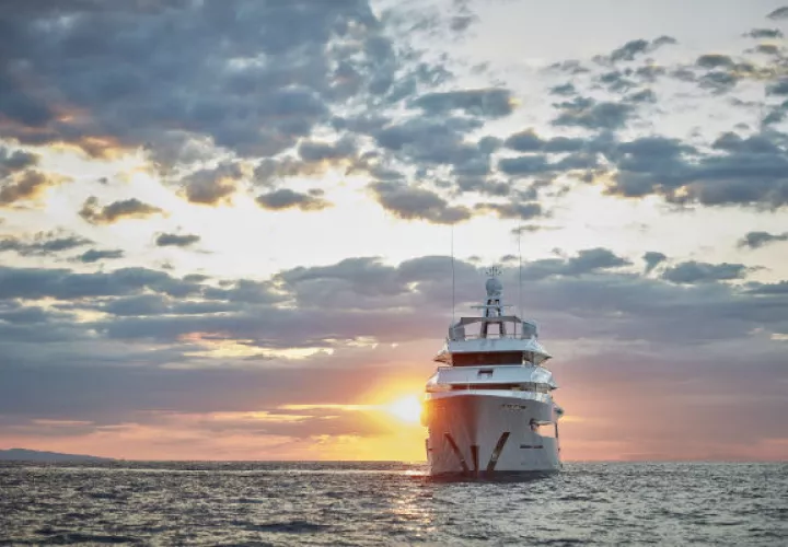 El súper yate Joy, diseñado por Bannenberg & Rowell. Estos se definen como de más de 30 metros de eslora. Foto/ Bannenberg & Rowell.