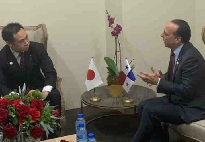 El canciller panameño, Alejandro Ferrer en Japón. Foto/Cortesía