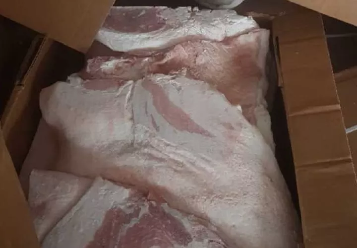 Recientemente los porcicultores denunciaron la venta de carne de cerdo congelada. Foto: Cortesía