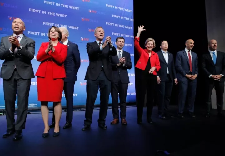 En la lista elaborada por Forbes destaca también el apoyo de los más acaudalados al candidato Pete Buttigieg, alcalde de la ciudad South Bend, en el estado de Indiana. FOTO/AP