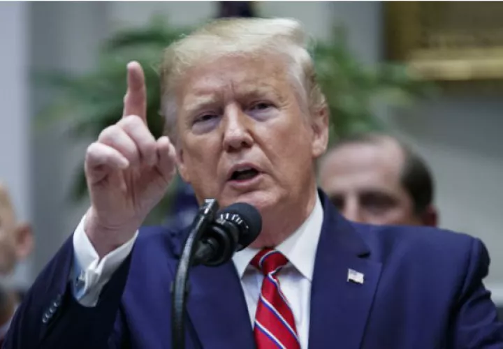 Donald Trump, presidente de los Estados Unidos, impulsó una reforma fiscal. EFE