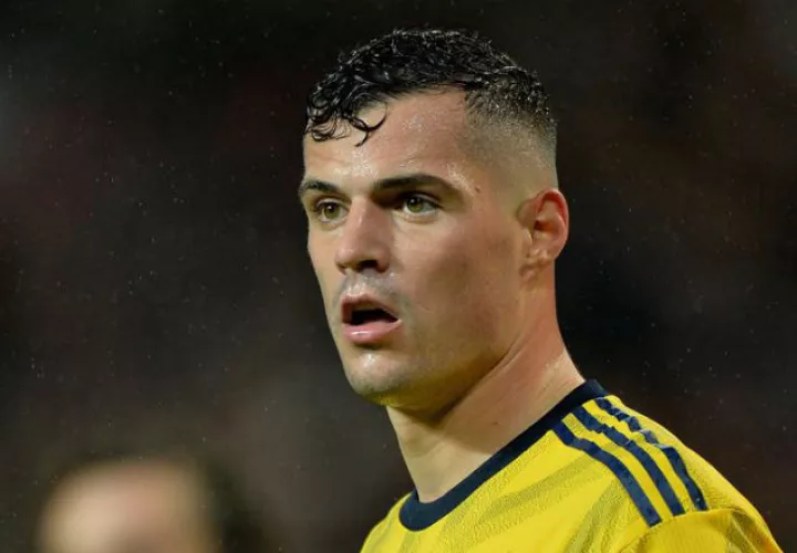 Granit Xhaka es el capitán del Arsenal. Foto EFE
