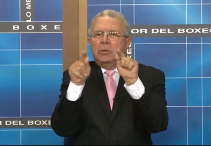 Mauricio Valenzuela acusa a Juan Carlos Tapia de recibir dinero del Estado por medio de su programa Lo Mejor del Boxeo. Foto: Panamá América.