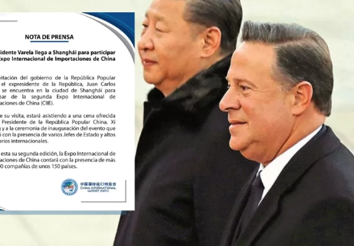 En la cuenta de Twitter de su gestión, Juan Carlos  Varela destacó que la invitación viene del presidente Xi Jinping. Ilustración Panamá América