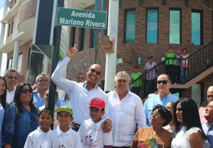 Mariano Rivera revela el nombre de la vía Foto Eric Montenegro