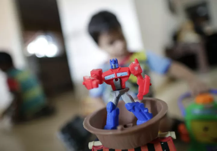 Niños juegan en una de las Aldeas Infantiles SOS. 