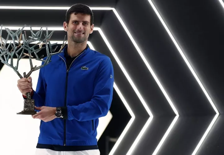 Novak Djokovic se paseó en la final.
