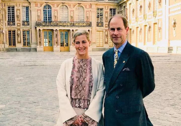 Sophie Helen Rhys-Jones y el príncipe Eduardo.  Foto: Instagram