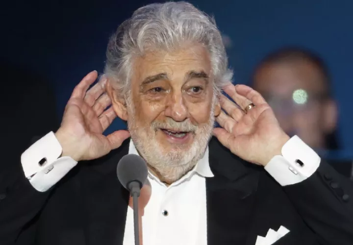 Algunas presentaciones de Plácido Domingo en Estados Unidos han sido canceladas. 