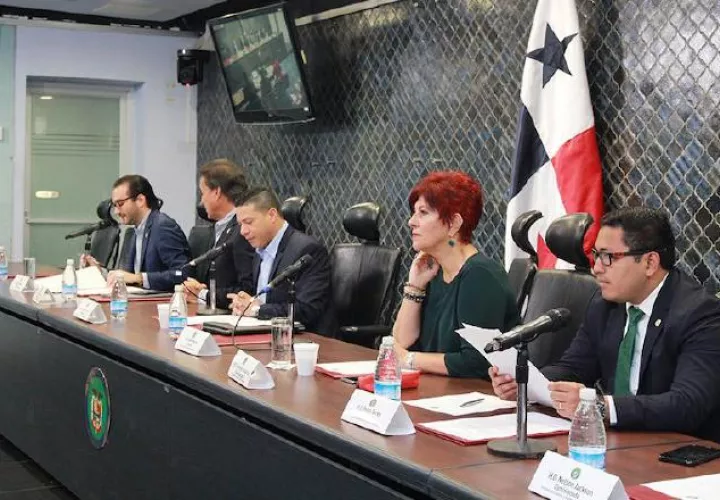 La Comisión de Comercio de la Asamblea Nacional se reunió ayer.  Cortesía Asamblea Nacional