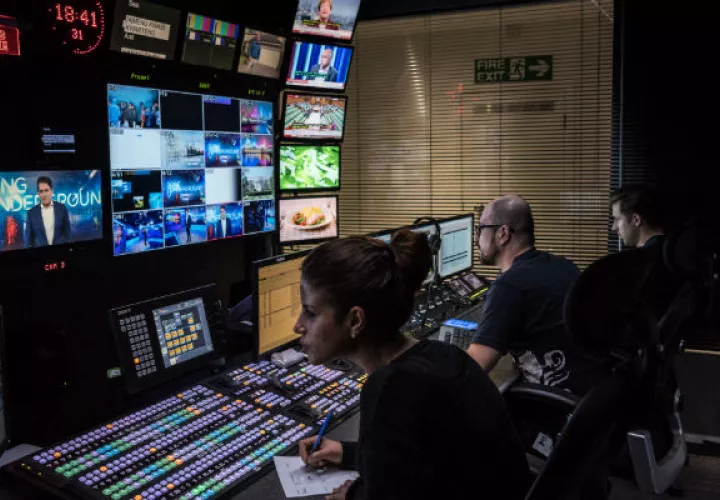 El Kremlin usa su canal de televisión y agencia noticiosa para correr la voz de que está listo para ayudar a África. Foto/ Sergey Ponomarev para The New York Times.