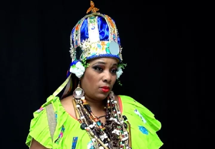 Eneida Reyes Morales, Reina Congo.  Foto: Juan Carlos Lamboglia