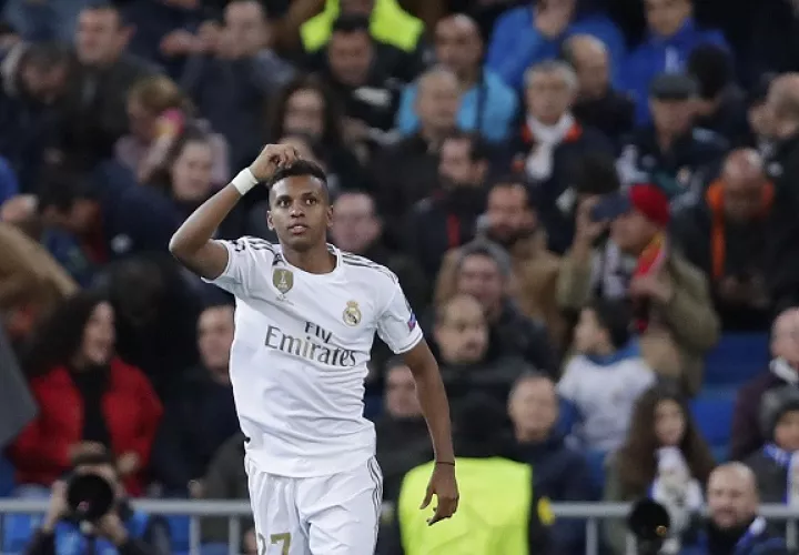 Rodrygo marcó triplete en Champions.