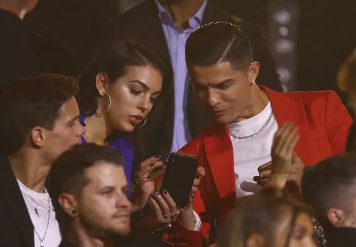 Ronaldo y Georgina acapararon la atención.