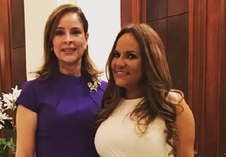 Sandra Sandoval junto a la primera dama. Foto: Instagram