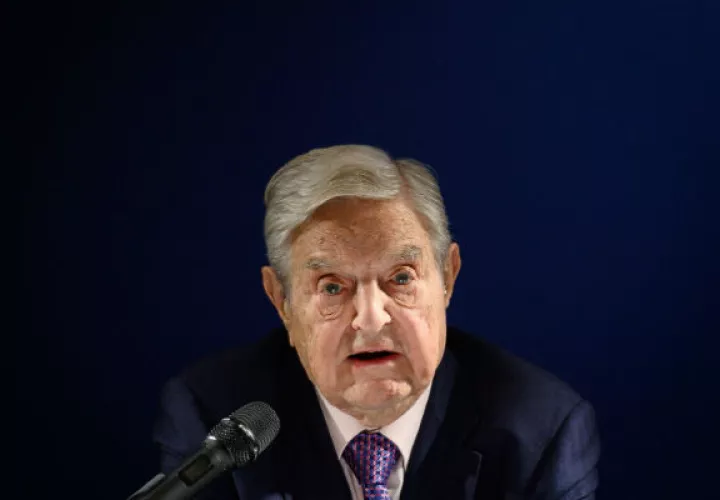 George Soros dijo que China es un “enemigo mortal” de Occidente, pero espera que el nacionalismo se apague. Foto/ Fabrice Coffrini/Agence France-Presse — Getty Images.