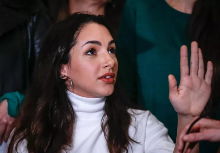 Thelma Fardin. Foto: EFE