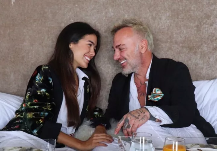 Sharon Fonseca y Gianluca Vacci. Foto: Instagram