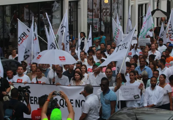 Varias protestas de comunicadores sociales se dieron durante el gobierno de Juan Carlos Varela. 