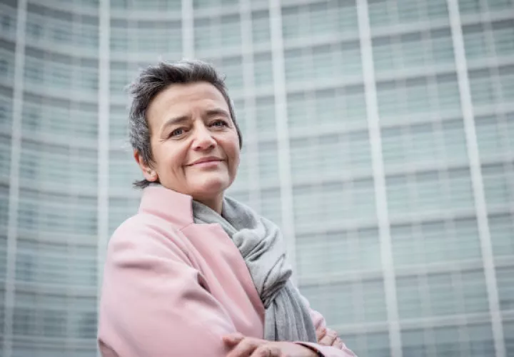 Margrethe Vestager planea ser enérgica en su segundo periodo frente a la división antimonopolio de la CE. Foto/ Ans Brys.
