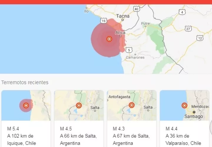 Las autoridades descartan un tsunami
