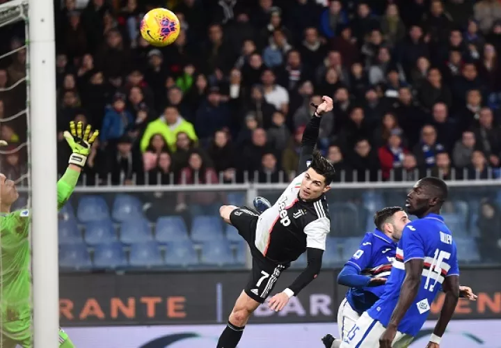 Cristiano Ronaldo dio el segundo salto más alto de su carrera.